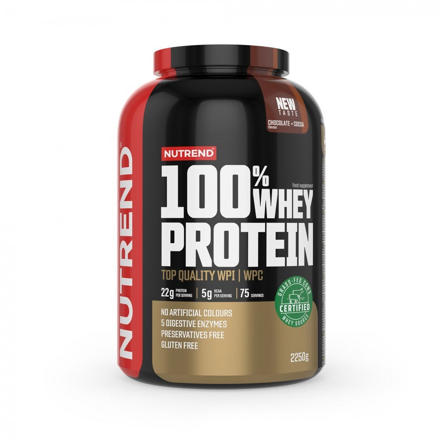 NUTREND 100% WHEY PROTEIN, 2250g, COKOLADA