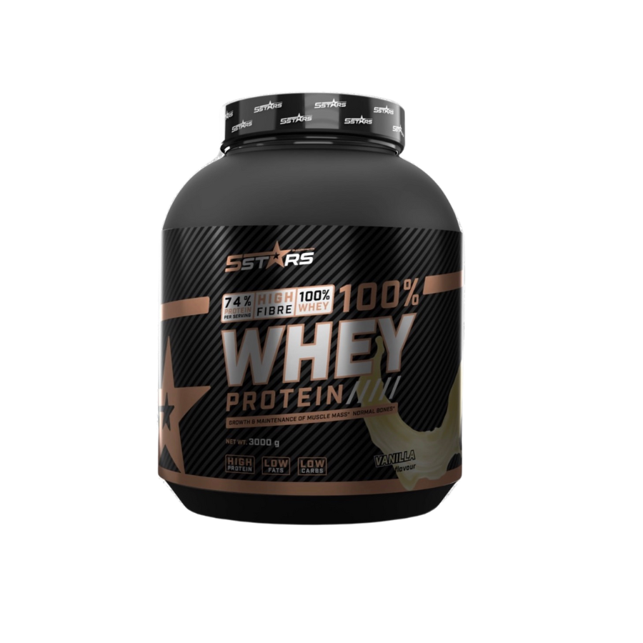 5 STARS WHEY PROTEIN vanila, 3000g
