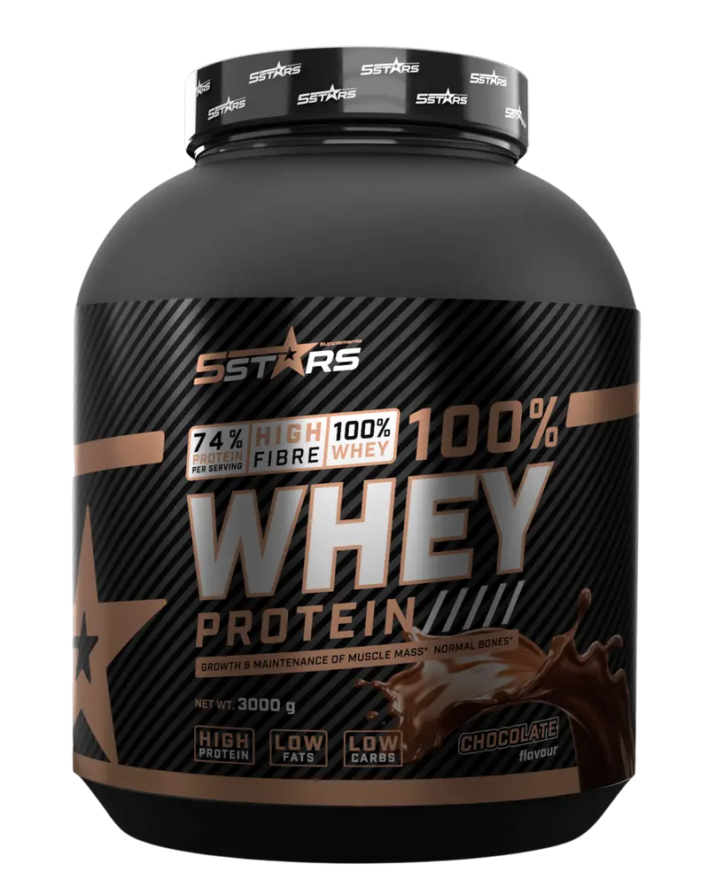 5 Stars Whey protein, Čokolada, 3 kg